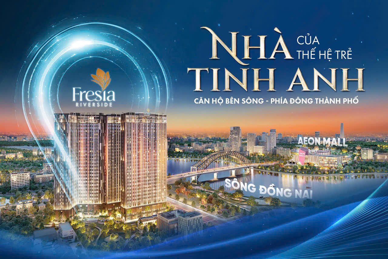 Sở hữu căn hộ Fresia Riverside, view sông thoáng mát, sổ hồng lâu dài tại Biên Hòa - Ảnh chính